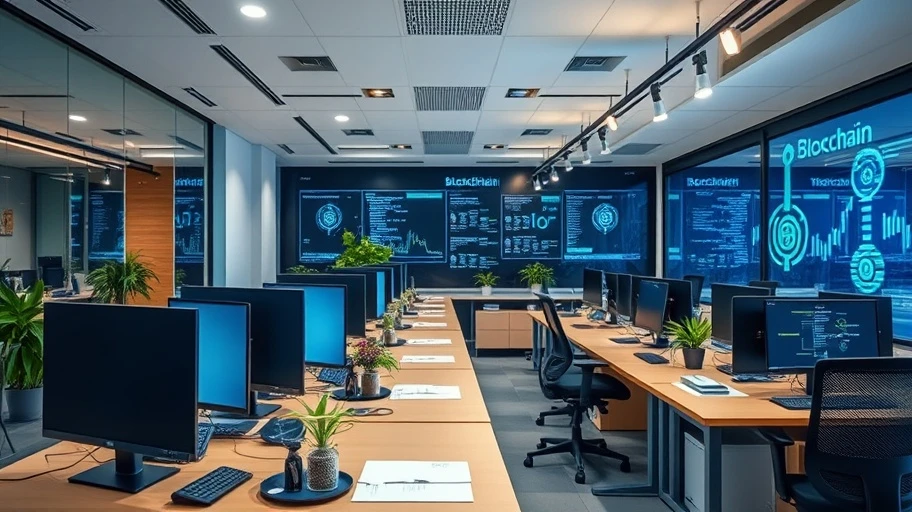 Ảnh mô tả công nghệ blockchain, nền tảng của tiền mã hoá.