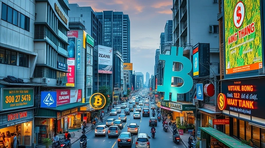 Biến động thị trường chứng khoán tiền ảo