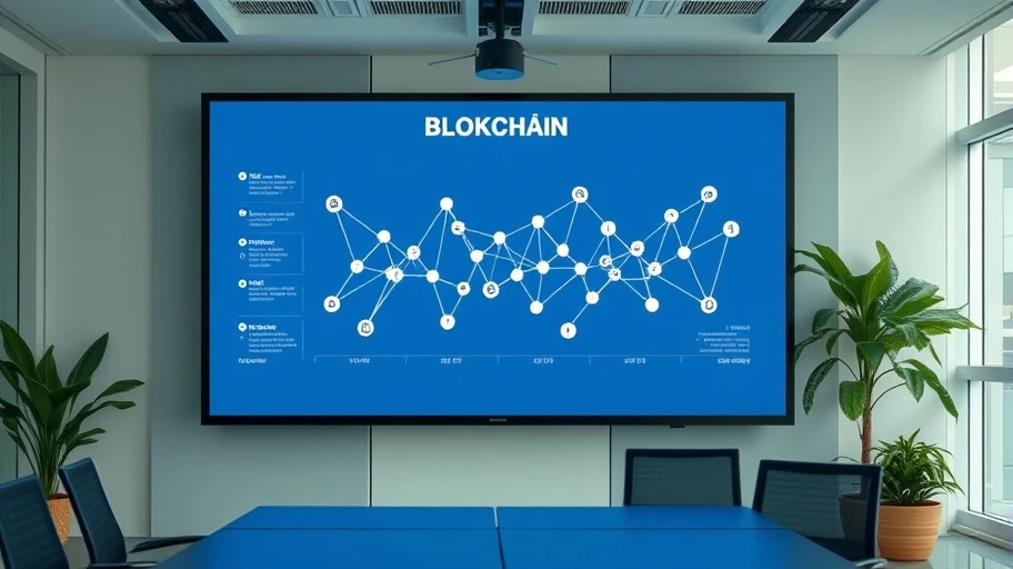Công nghệ blockchain và tiền ảo trong văn phòng hiện đại.