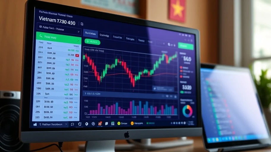 Giao diện sàn giao dịch tiền ảo