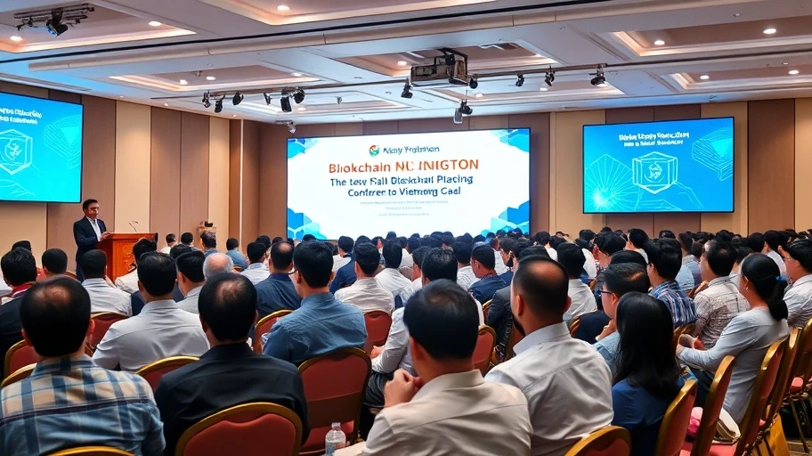 Hình ảnh hội thảo blockchain tại Việt Nam