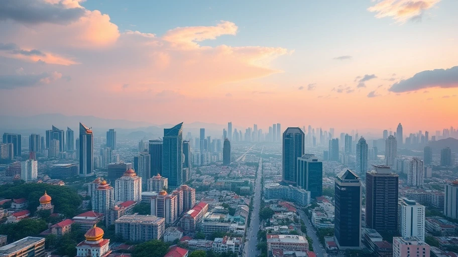 Hình ảnh khu tài chính tại Việt Nam.