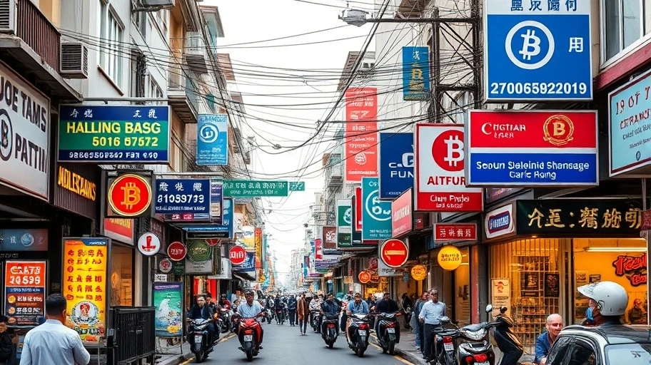 Hình ảnh về sự phát triển của tiền mã hóa ở Việt Nam