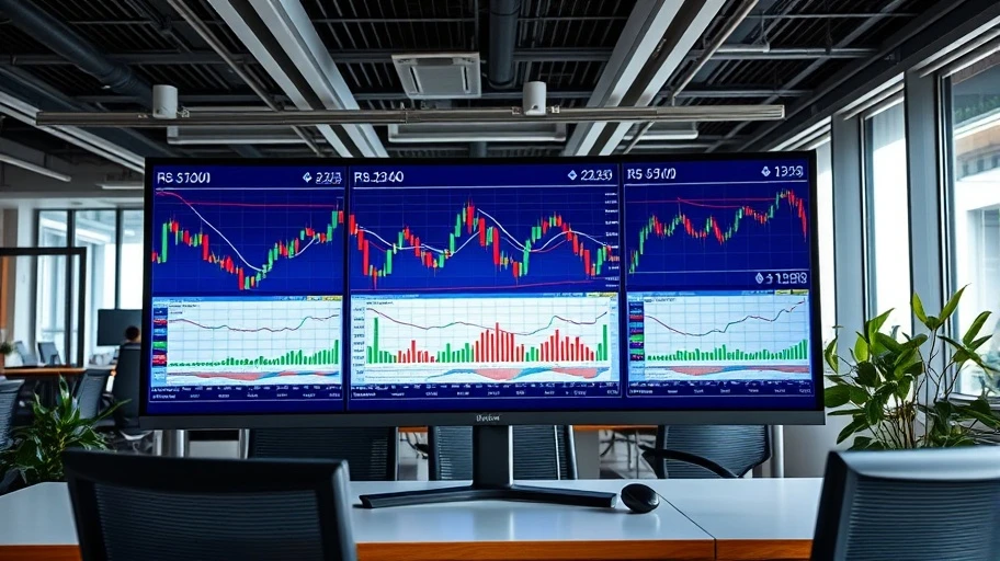 TradingView hiển thị biểu đồ giá tiền ảo